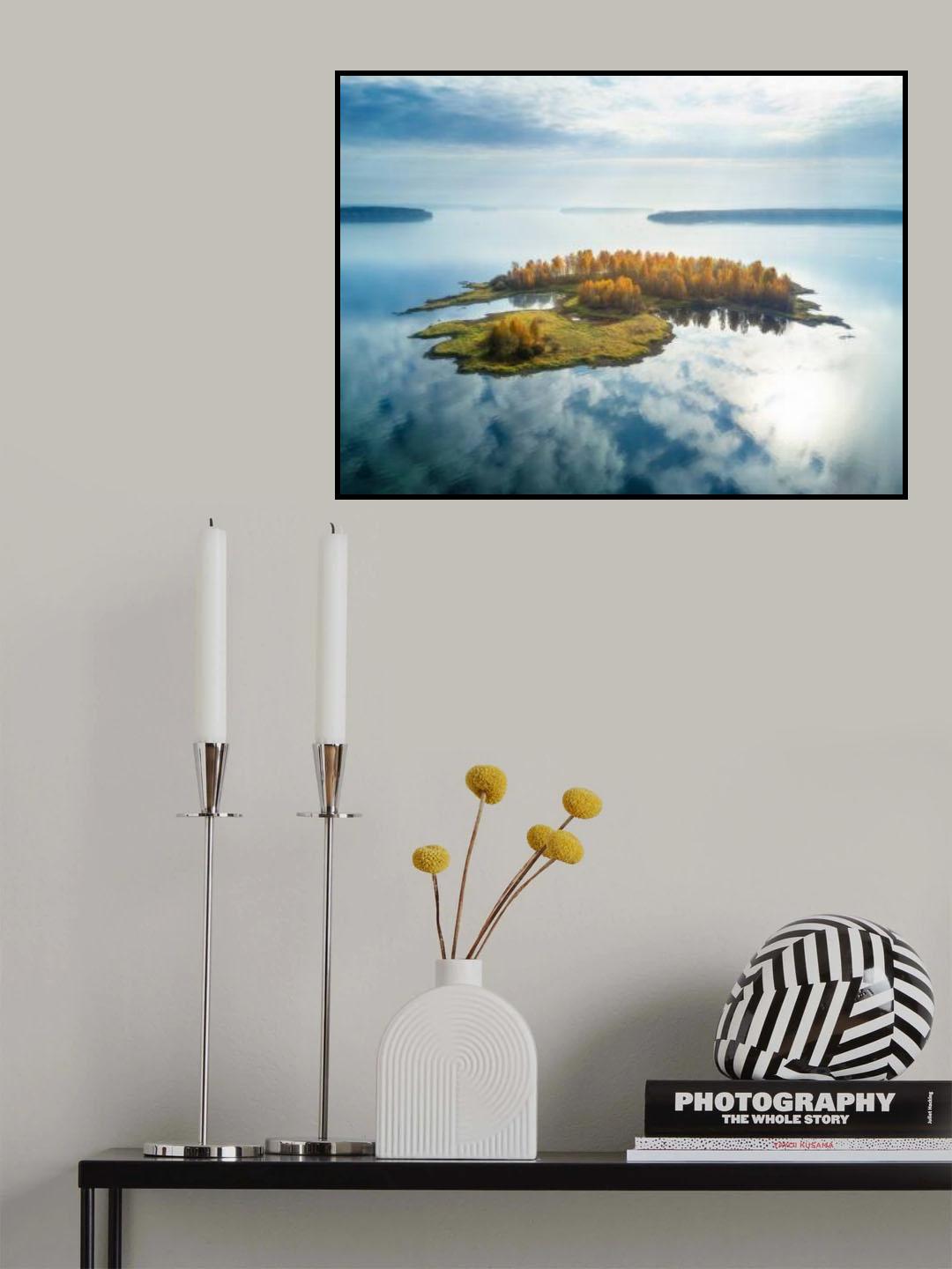 Floating Island Poster och Canvastavla
