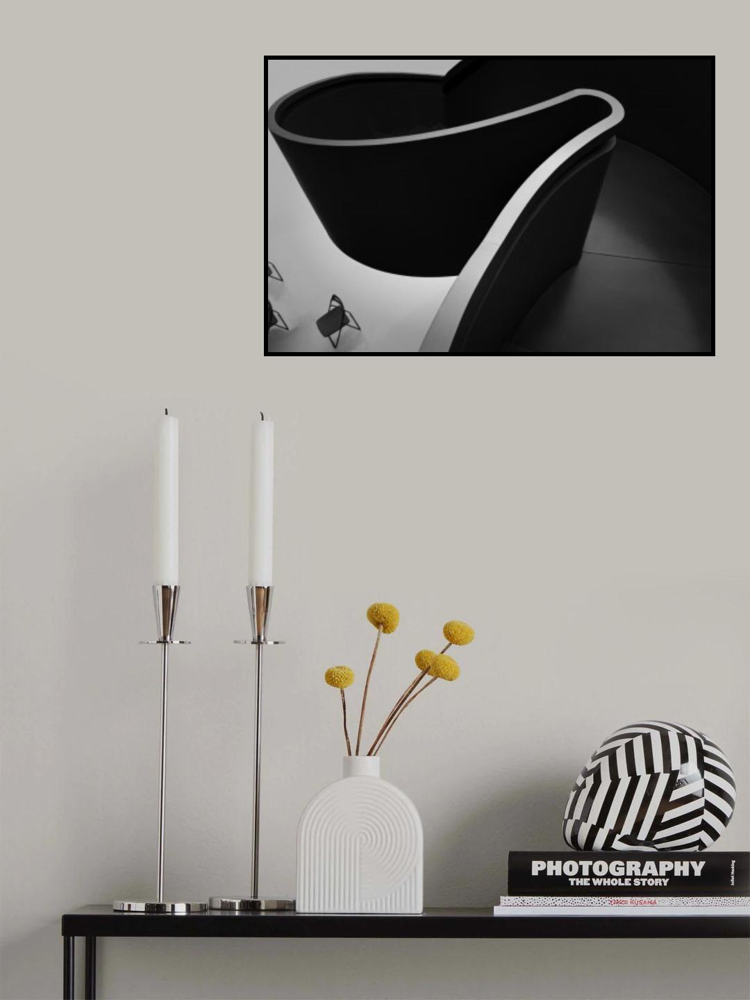 Curve on the staircase Poster och Canvastavla