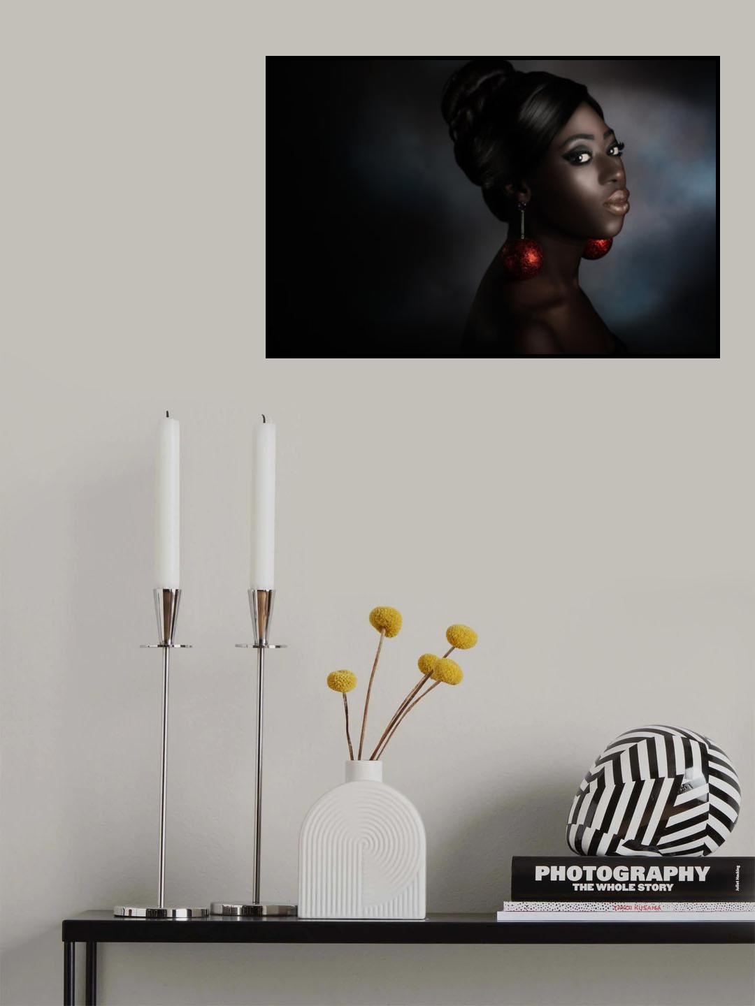 The red spheres Poster och Canvastavla