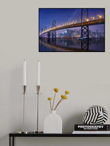 Urban Illusion: The Bay Bridge Poster och Canvastavla