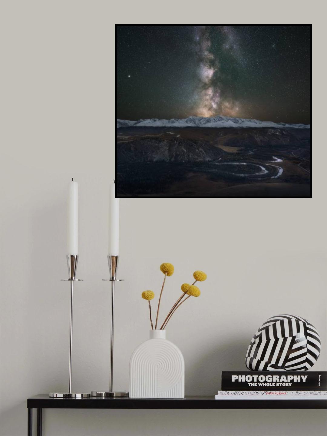 Altai Night Poster och Canvastavla