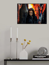fire girl Poster och Canvastavla