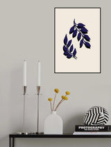 Blue Twigs Poster och Canvastavla