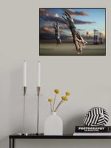 Running hands Poster och Canvastavla