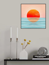 Minimalist Sunset III Poster och Canvastavla