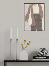 Comfy Checker Poster och Canvastavla