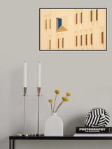 Blue window Poster och Canvastavla