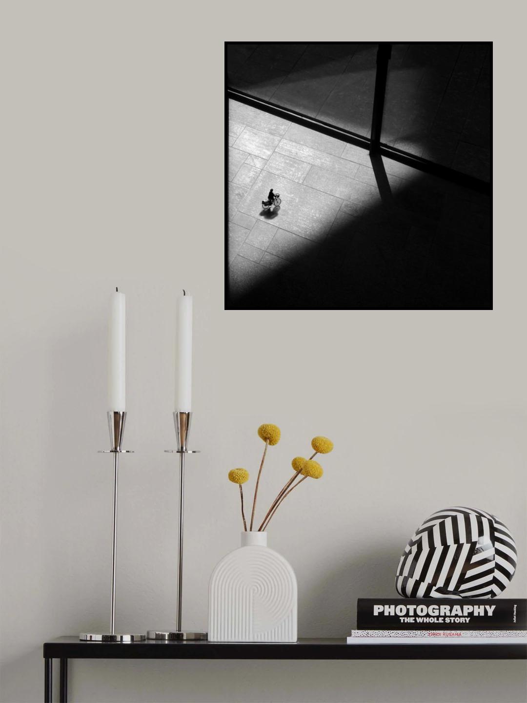 Lonely biker Poster och Canvastavla
