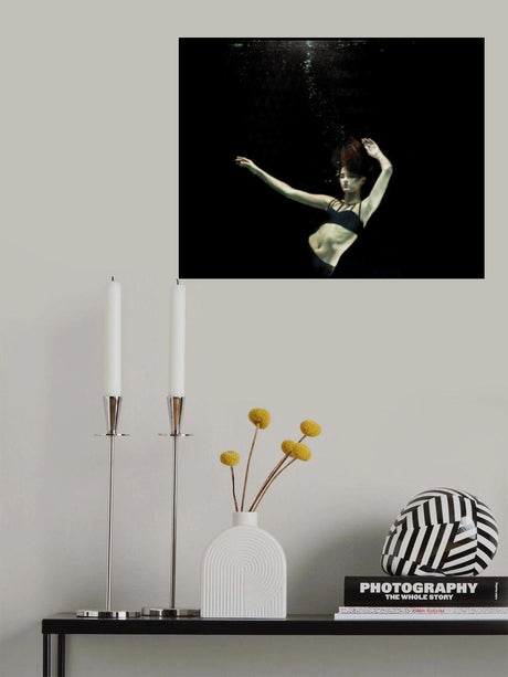 underwater artistic portrait shooting Poster och Canvastavla