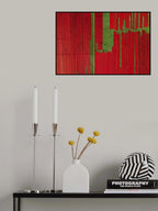 Red fabrics Poster och Canvastavla