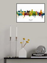 Maldon England Skyline Poster och Canvastavla