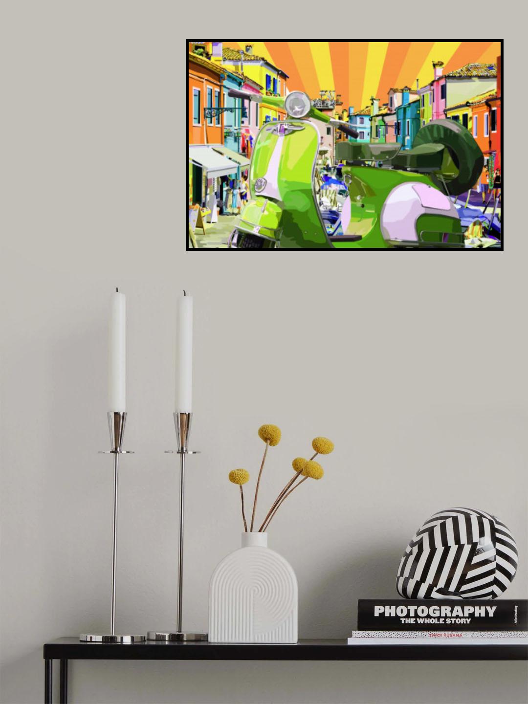 Scooter Poster och Canvastavla