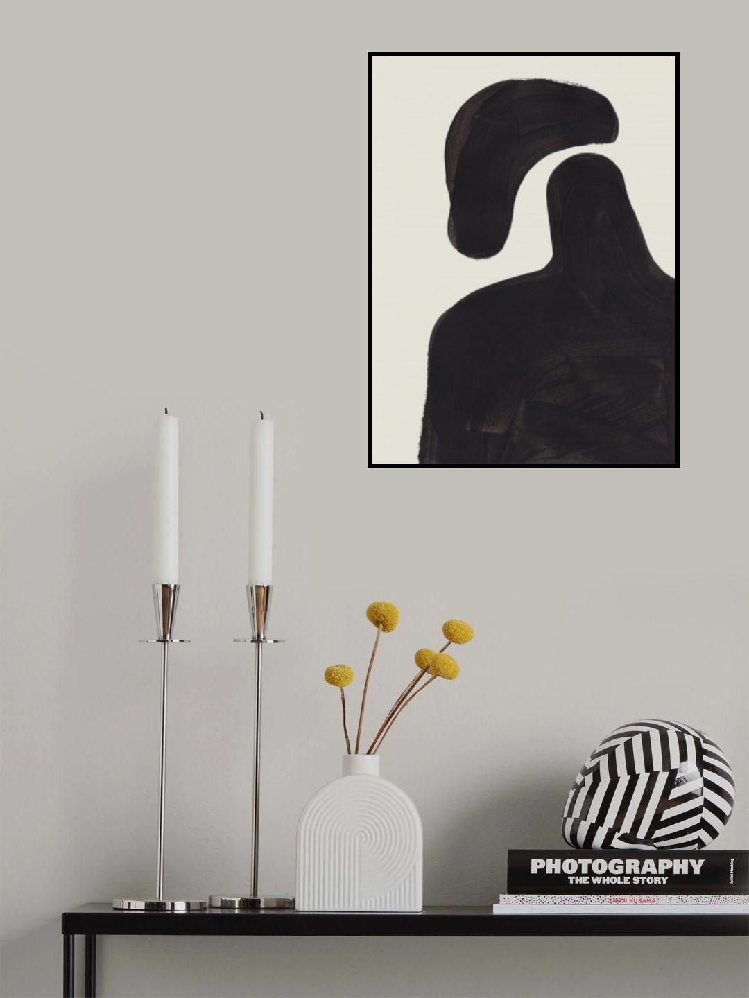 Ink Motif 32 Poster och Canvastavla