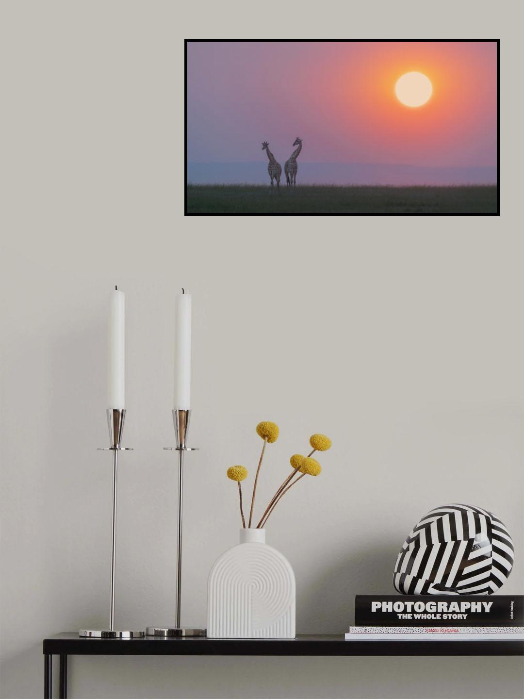 Sunset love Poster och Canvastavla