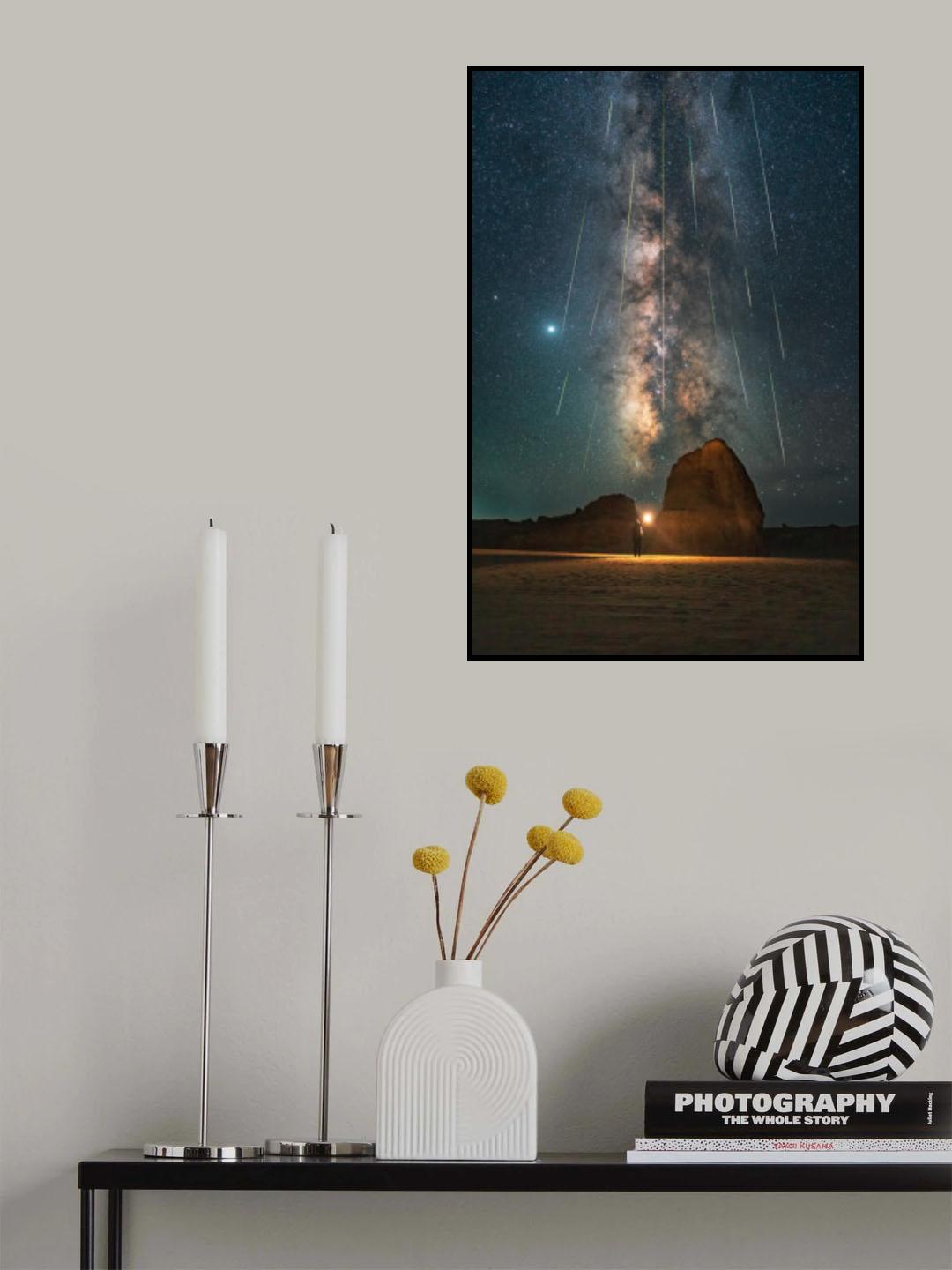 Welcome the meteor shower Poster och Canvastavla
