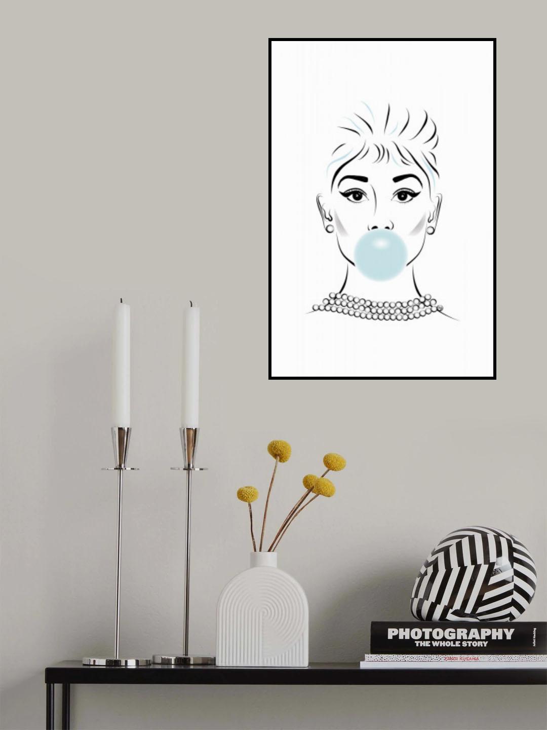 Audrey Poster och Canvastavla