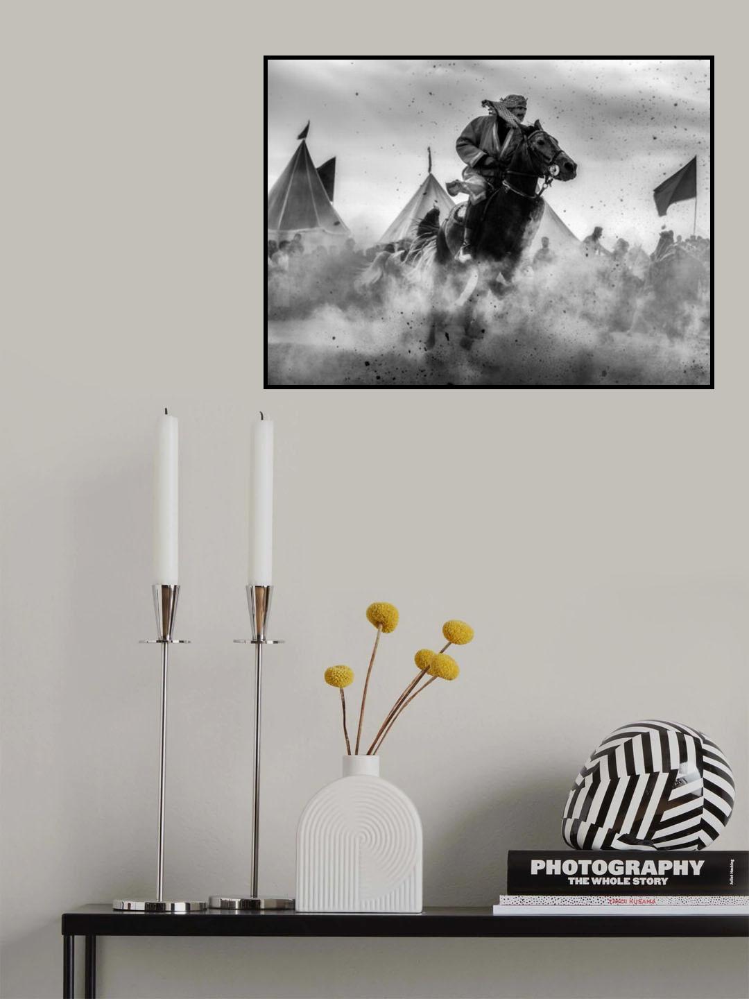 The Horseback Rider Poster och Canvastavla