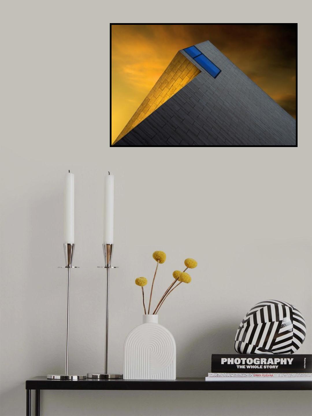 Golden Glow Poster och Canvastavla