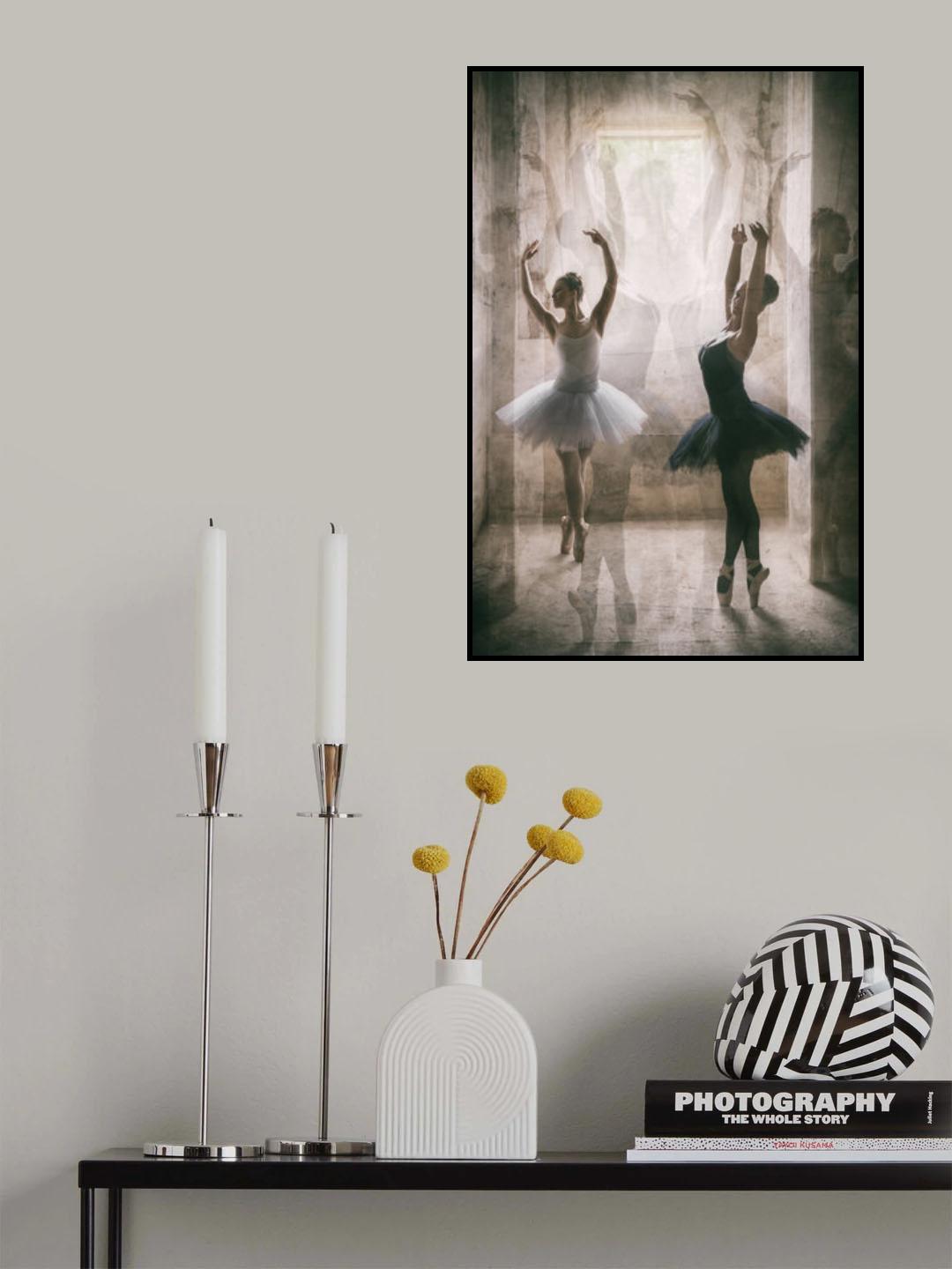 the ballett training Poster och Canvastavla