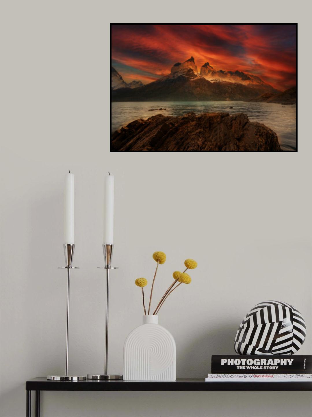 Mountain color Poster och Canvastavla