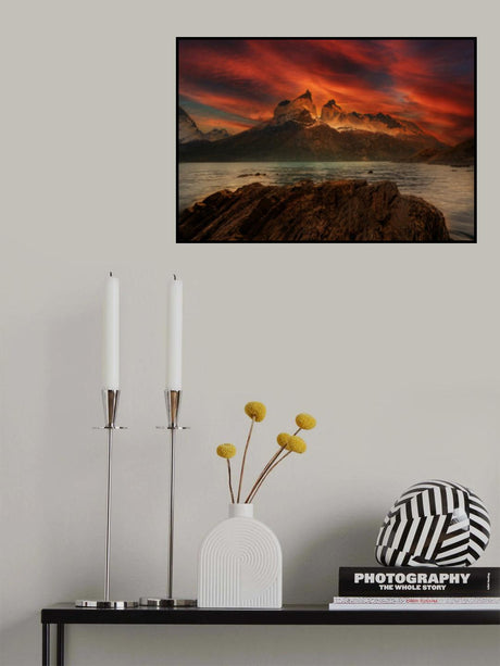 Mountain color Poster och Canvastavla