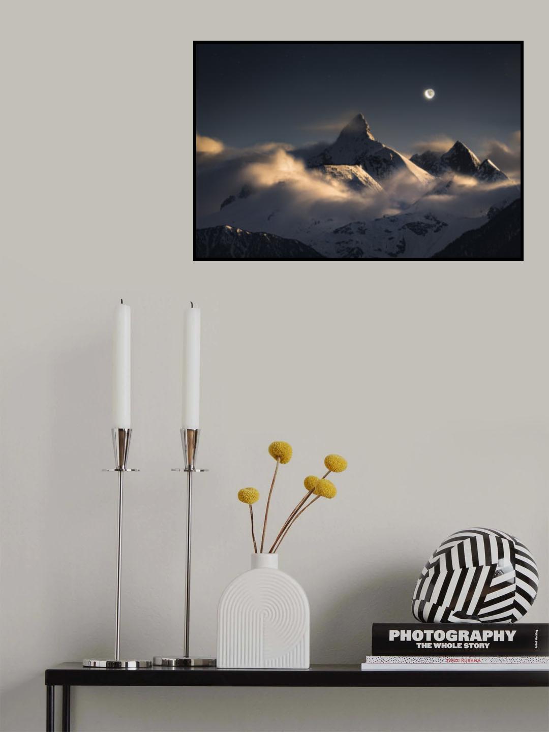 Biluo snow mountain Poster och Canvastavla