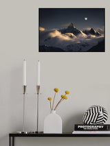 Biluo snow mountain Poster och Canvastavla