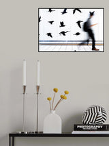 Walking with birds Poster och Canvastavla