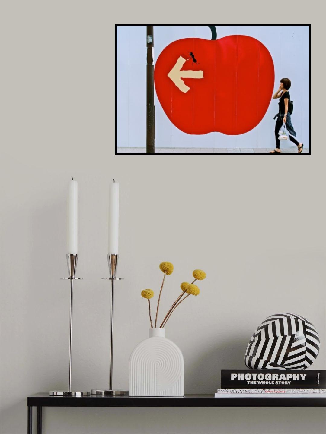 Apple street Poster och Canvastavla