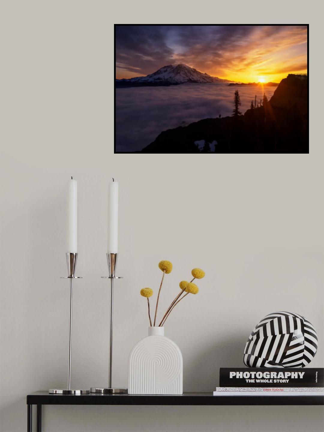 Peak Glow Poster och Canvastavla