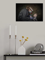 This little boy also needs his mom to be safe Poster och Canvastavla