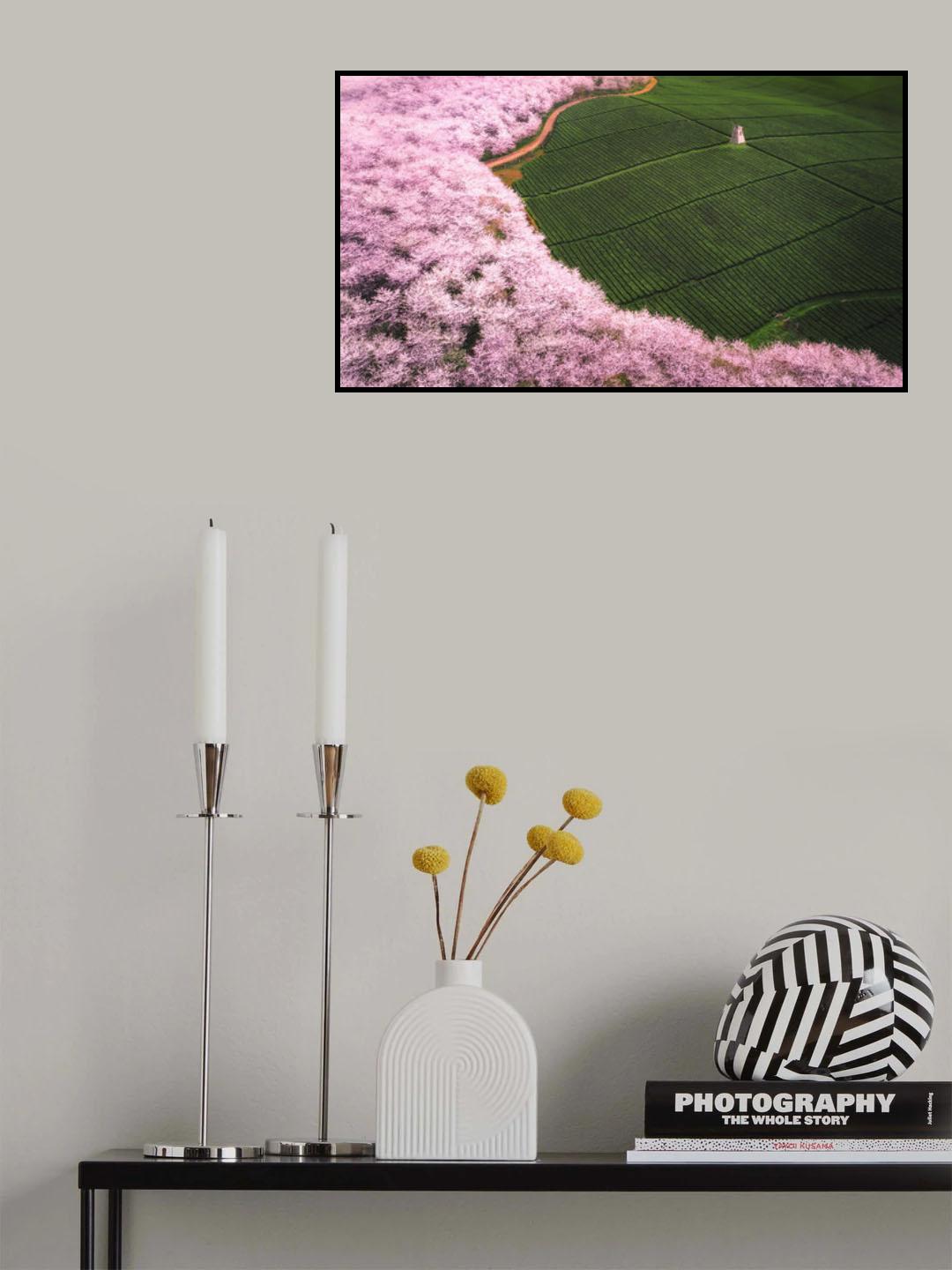 The road of flower Poster och Canvastavla