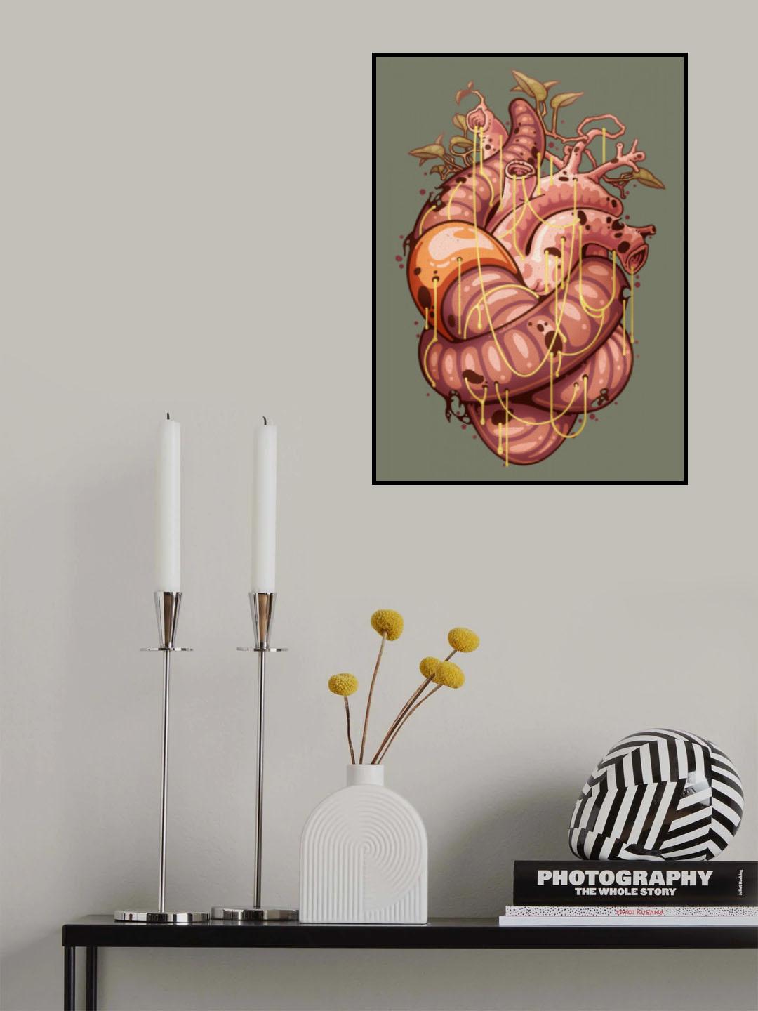 HEARTWORM Poster och Canvastavla
