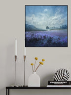 Purple Fields Poster och Canvastavla