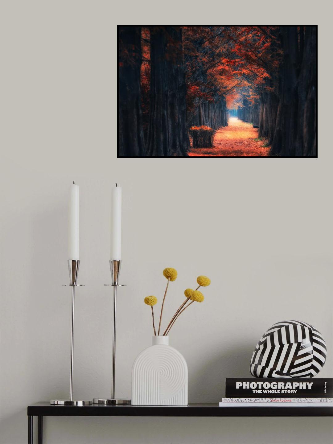 At the end of the road Poster och Canvastavla