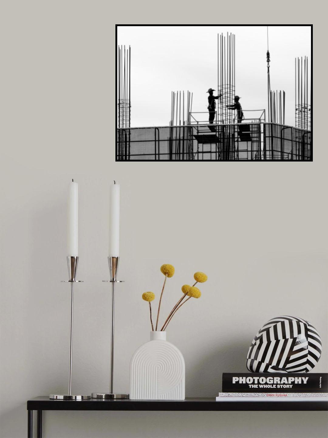 under construction Poster och Canvastavla