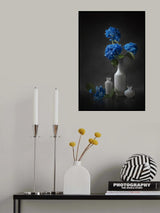Blue Hydrangea Poster och Canvastavla