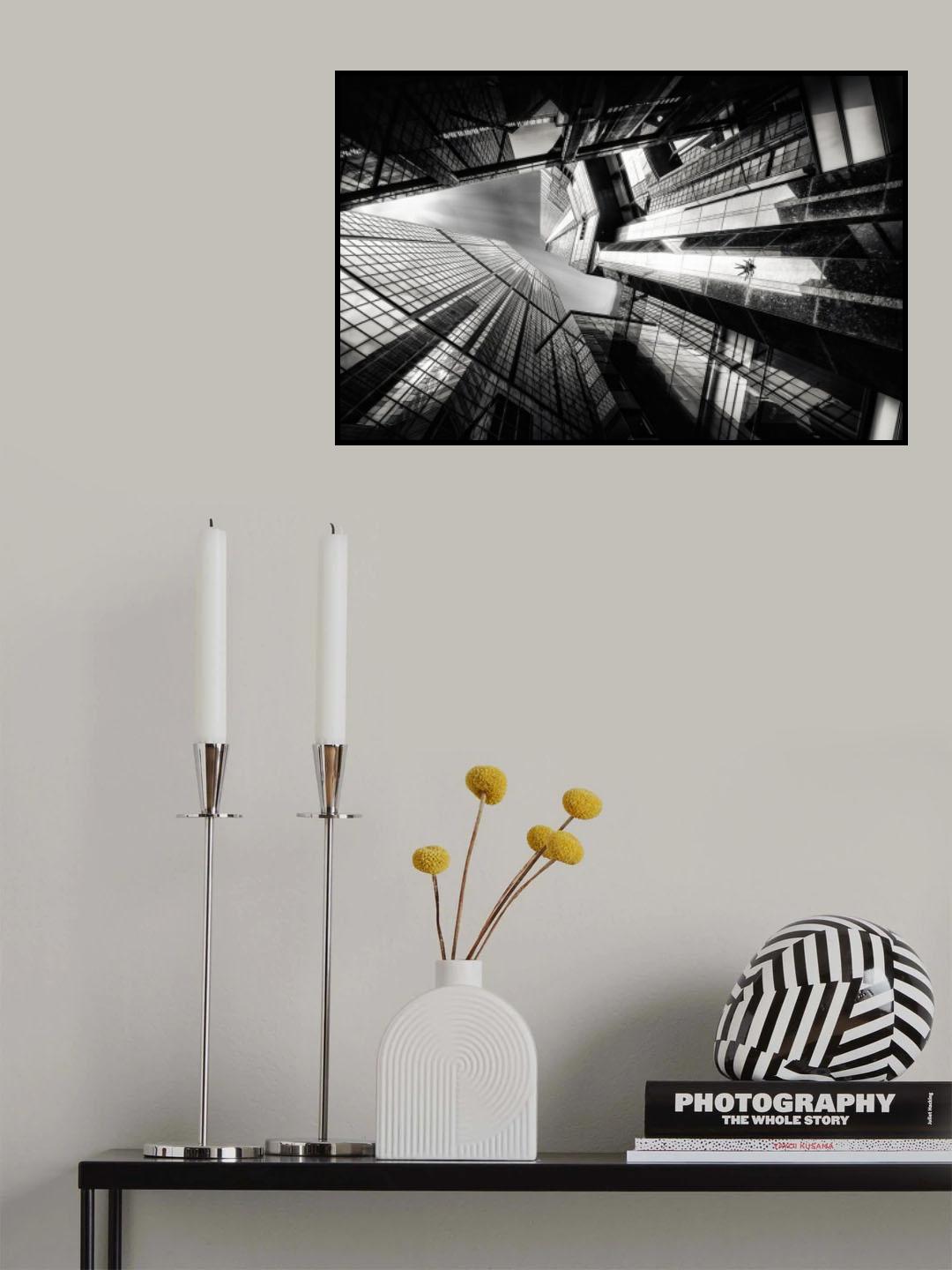 Urbanization mountain Poster och Canvastavla