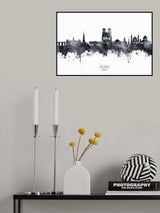 Reims France Skyline Poster och Canvastavla