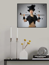 Lady Butterfly V Poster och Canvastavla
