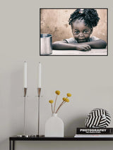 A little girl, Benin Poster och Canvastavla