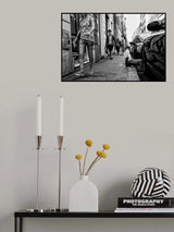 Christmas shopping rush Poster och Canvastavla
