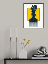 Afropick Couple Poster och Canvastavla