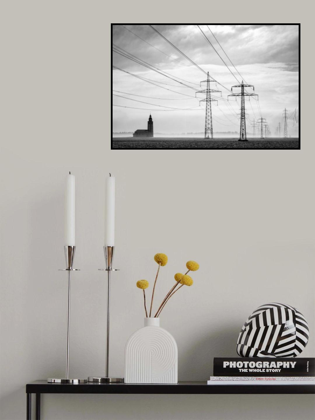 Lost in Fog Poster och Canvastavla