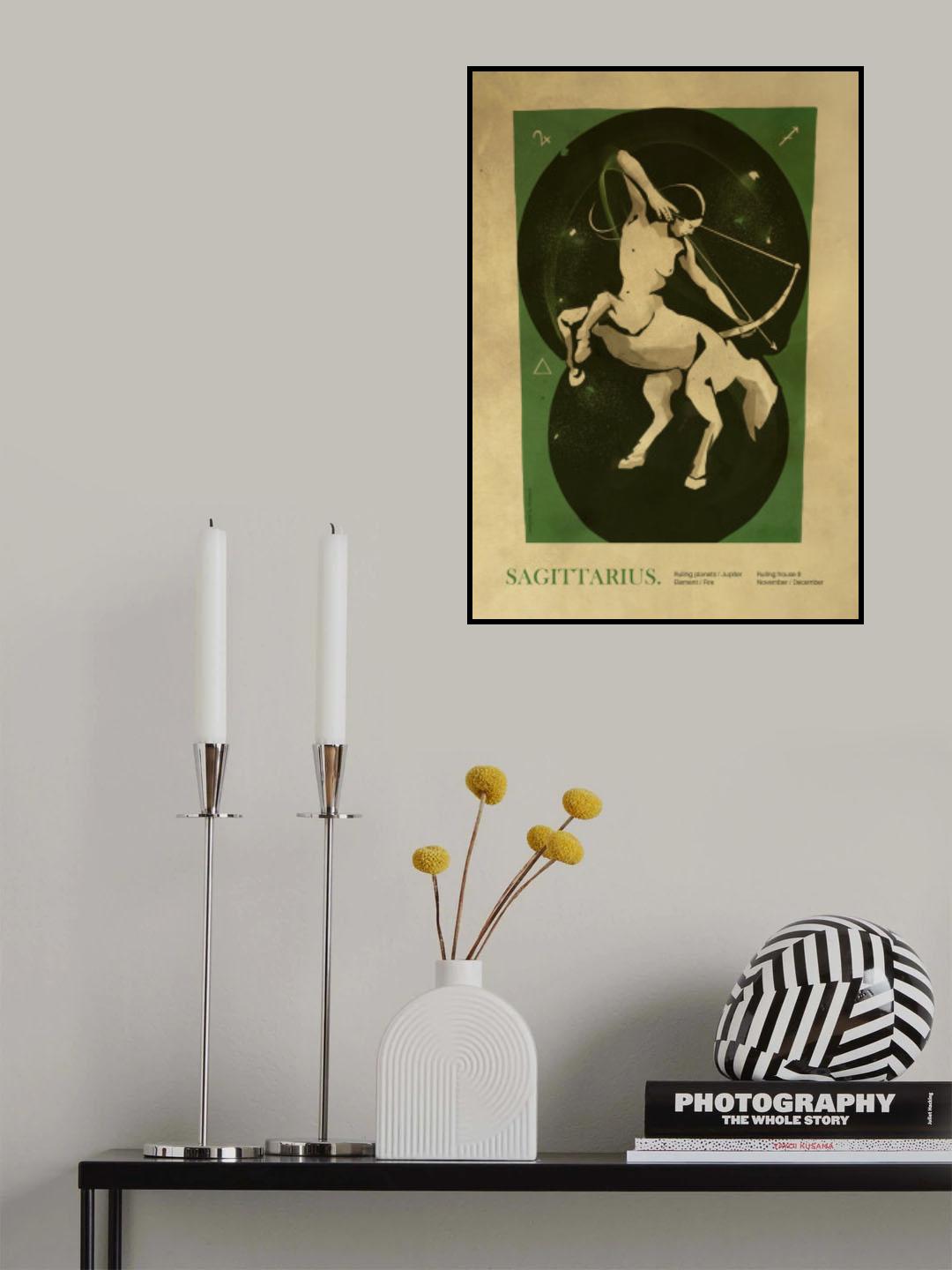 Sagitarius print Poster och Canvastavla