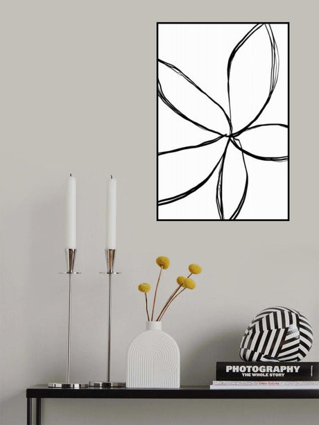 Simple Flower Poster och Canvastavla