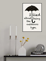 Sorry, I Lied Poster och Canvastavla