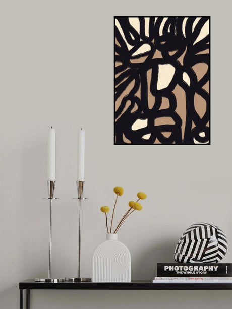 Bold line composition 13 Poster och Canvastavla