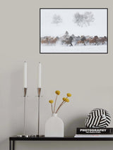 Winter Pasture Poster och Canvastavla