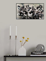 Hunting the iridescent bubbles (Benin) v2 Poster och Canvastavla